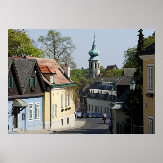 Poster Grinzing, Vienne Autriche (Devant)