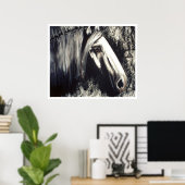 Poster Gris (Bureau à domicile)