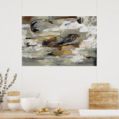 Poster Gris Abstrait neutre | Silvia Vassileva (Cuisine)