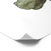 Poster Gris africains tropicaux (Coin)