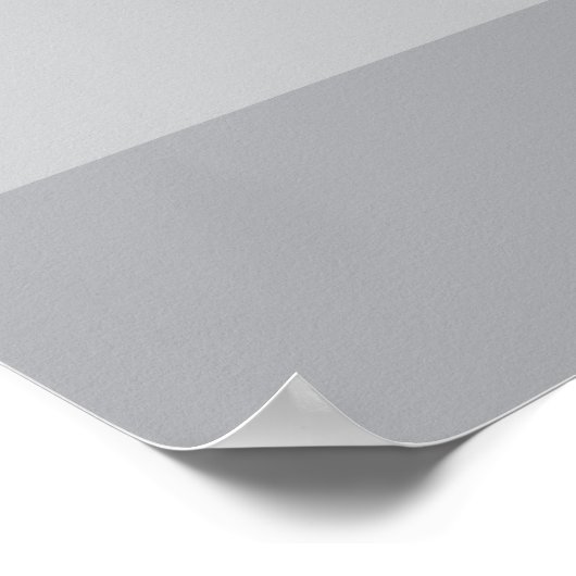 Poster Gris argenté rayé (Coin)