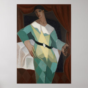 Poster Gris - Arlequin