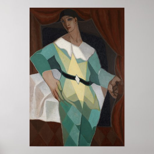 Poster Gris - Arlequin (Devant)