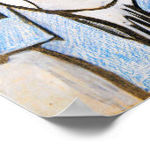 Poster Gris - Aux Races De Longchamps (Coin)