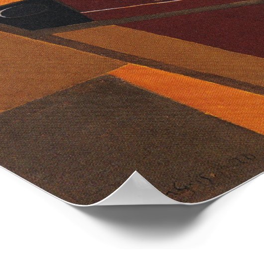 Poster Gris - Bouteille De Fruits (Coin)