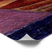 Poster Gris - Bouteille de rhum et journal (Coin)