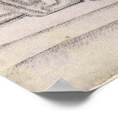 Poster Gris - Bouteilles Et Bol 1911 (Coin)