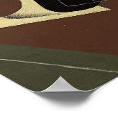 Poster Gris - Café Et Bouteille (Coin)