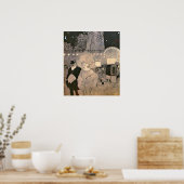 Poster Gris - En Dehors Du Café (Cuisine)