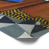 Poster Gris - Guitare Sur Une Table (Coin)