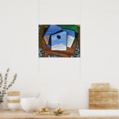 Poster Gris - Guitare Sur Une Table (Cuisine)