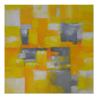 gris jaune blanc moderne peinture abstraite