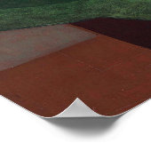 Poster Gris - La Moquette Verte (Coin)