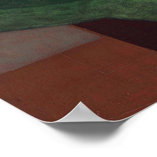 Poster Gris - La Moquette Verte (Coin)