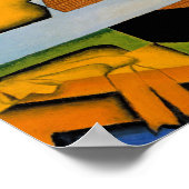 Poster Gris - La vie morte avec une guitare (Coin)