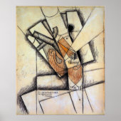 Poster Gris - Le fumeur (Devant)