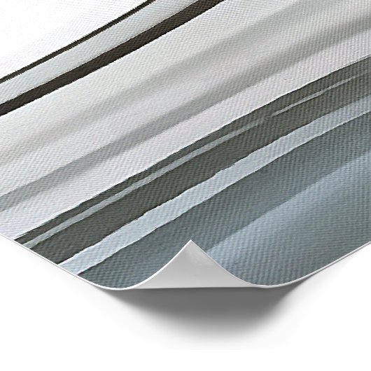 Poster Gris Monotone Artistique Acrylique Pour Abstrait (Coin)