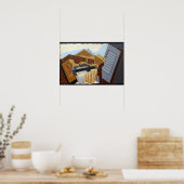 Poster Gris - Nature morte 1921 (Cuisine)