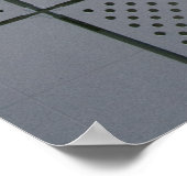 Poster Gris numérique (Coin)