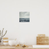 Poster Gris Ocean Waves Fine Art Print (Cuisine)
