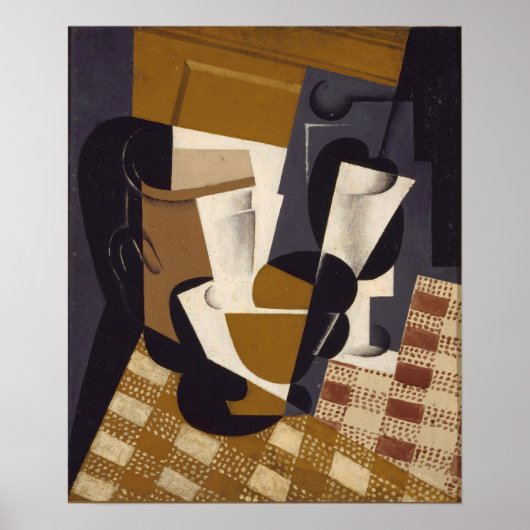 Poster Gris - Pichet Et Verre 1916 (Devant)