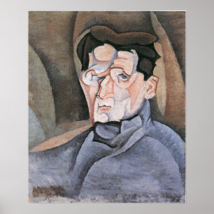 Poster Gris - Portrait De Maurice Raynal 1912