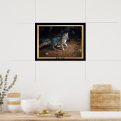 Poster Gris Prêt Fox (Cuisine)