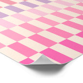 Poster Gris rose crème 02 (Coin)