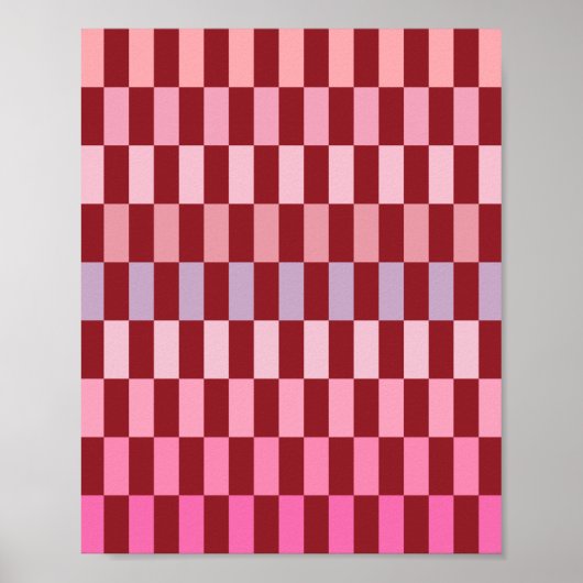 Poster Gris rose crème 03 Cerise (Devant)
