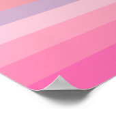 Poster Gris rose crémeux (Coin)