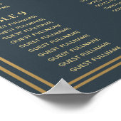 Poster Gris Royal Médiéval Mariage d'épée Carte de siège (Coin)