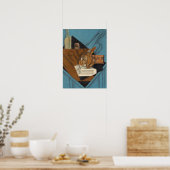 Poster Gris - Table Musicienne (Cuisine)