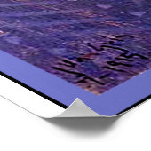 Poster Gris - Un pot de Geraniums (Coin)