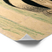 Poster Gris - Violon Accroché Sur Un Mur (Coin)