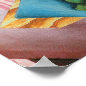 Poster Gris - Violon Et Verre (Coin)