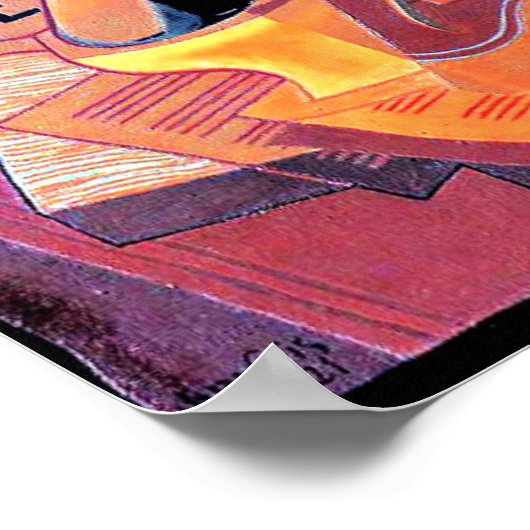 Poster Gris - Vue sur la baie (Coin)