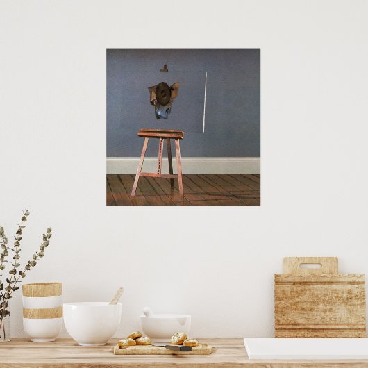 Poster Grisaille (Cuisine)