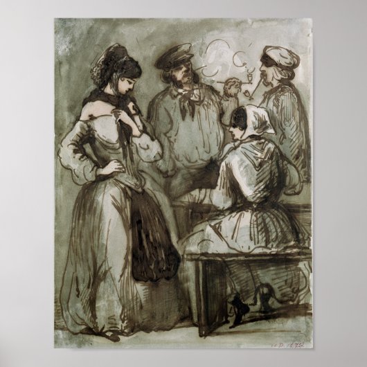 Poster Grisettes et travailleurs (Devant)