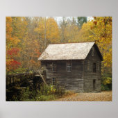 Poster Grist Mill Smoky Mountains (Devant)