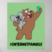 Poster Grizz & Nom Nom - #InternetFamous (Devant)
