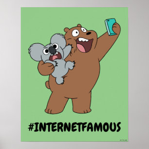Poster Grizz & Nom Nom - #InternetFamous