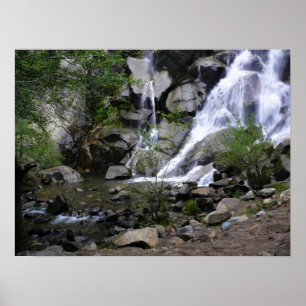 Poster Grizzly Falls, King's Canyon National Park,