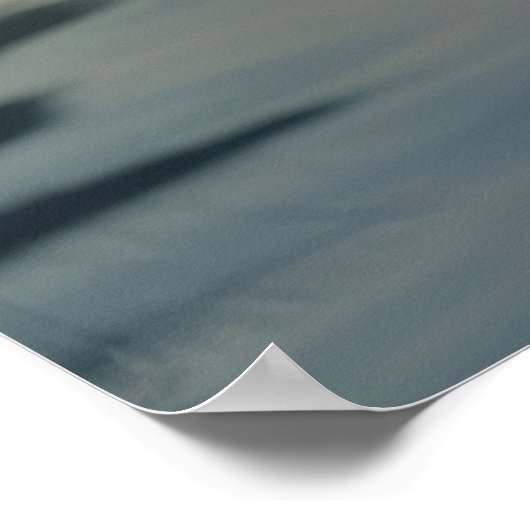 Poster Grizzly Oear Animal Fun Lake Pêche Happy Time (Coin)