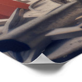 Poster Grizzly Oear Animal Fun Work Handyman Happy Time (Coin)