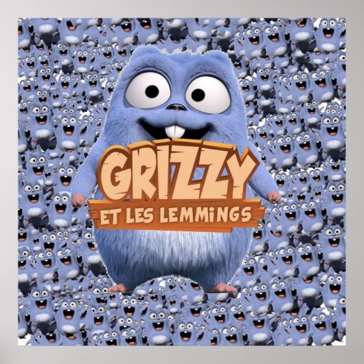 Poster Grizzy et la collection préférée des enfants Lemmi (Devant)