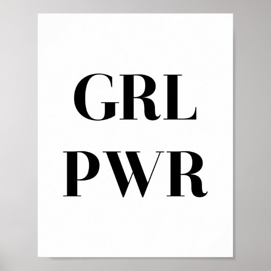 POSTER GRL PWR (Devant)