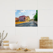 Poster Grodno Belarus Architecture ville ville rue du pay (Cuisine)