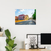 Poster Grodno Belarus Architecture ville ville rue du pay (Bureau à domicile)