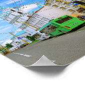 Poster Grodno Belarus Cityscape Architecture Ville Vue (Coin)