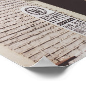 Poster Grodno Biélorussie Architecture Minimalisme (Coin)